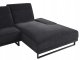 Narożnik dla 4 osób IKAST Czarny Lewostronny 10