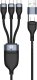 Kabel USB Conceptronic USB-A + USB-C - 3x USB-C 1.5 m Czarny (ETTA06B15C) 1