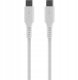 Kabel USB Fixed USB-C - USB-C 0.5 m Biały (FIXDLS-CC05-WH) 1