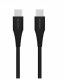 Kabel USB Swissten USB-C - USB-C 1 m Czarny (8595217471931) 2