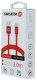 Kabel USB Swissten USB-A - microUSB 3 m Czerwony (8595217456945) 9