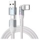 Kabel USB STATIK USB-A + USB-C - USB-C 2 m Biały (PUP-0455-6FT-CC-WHT) 1