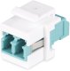 StarTech.com LC to LC Coupler, LC Fiber Coupler, LC/UPC Keystone Jack, Fiber Optic LC Keystone Coupler for Patch Panel - LC to LC Duplex (DMFKSLCLCCOUPLER) - Netzwerkkoppler - LC Single-Mode / LC Multi-Mode (W) zu LC Single-Mode / LC Multi-Mode (W) - 1