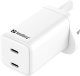AC Charger Dual USB-C PD65W UK 1