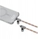 Uniwersalna smycz do telefonu kabel 2w1 Skinarma Dyno Ve USB-C/USB-C beżowy 3