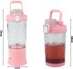 Blender do smoothie przenośny usb bezprzewodowy rozdrabniacz do lodu róż 10