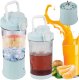 Blender kielichowy Verk Blender do smoothie przenośny usb bezprzewodowy rozdrabniacz lodu niebieski 1