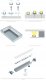 LUMINES Profil Aluminiowy do Taśm LED TYP X Slim INOX Anodowany 1M X1-I 6