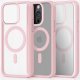 Hello Case Etui do Apple iPhone 16 Pro (Do Magsafe, Przezroczyste, Jasnoróżowe) Szkło 1