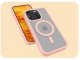 Hello Case Etui do Apple iPhone 16 Pro (Do Magsafe, Przezroczyste, Jasnoróżowe) Szkło 4