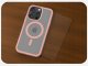 Hello Case Etui do Apple iPhone 16 Pro (Do Magsafe, Przezroczyste, Jasnoróżowe) Szkło 5