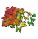 Trefl Puzzle drewniane 500+1 Tęczowe motyle TREFL 3