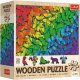 Trefl Puzzle drewniane 500+1 Tęczowe motyle TREFL 4