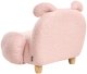 Toaletka dziecięca z taboretem Fotel dziecięcy Królik KANNA Boucle Pastelowy róż 6