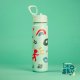 Brosky Pattern Stalowa butelka na wodę w kolorze miętowym 680ml 3