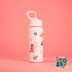 Brosky Pattern Stalowa butelka na wodę w kolorze różowym 550ml 3