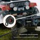 Vevor Syntetyczna lina wyciągarki 12T 30m 9.5mm z hakiem uniwersalna SUV off-road 12