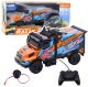 LeanToys Samochód Ciężarowy Zdalnie Sterowany RC Pomarańczowy Niebieski LEAN Toys 1