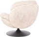 Fotel obrotowy NOLVIK Welur Jasnobeżowy 5