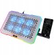 Podstawka chłodząca Rampage FREEZ pod laptop 9-17'' RGB 6 wentylatorów, srebrna 1