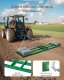 Traktor ogrodowy Vevor Brona Łąkowa do ATV/Traktora 60 Zębów Stal Q235 243 cm 7
