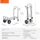 Wózek transportowy magazynowy składany aluminiowy 363 kg 7
