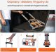 Wózek transportowy magazynowy składany aluminiowy 125 kg 11