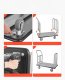 Wózek Hotelowy Bagażowy Serwis Transport Udźwig 340 kg 108 x 64 x 98 cm 6