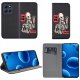 krainaGSM Etui do Motorola G86 | G86 Power MAGNET WZORY CASE PORTFEL + SZKŁO 9H 2