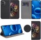 Etui do Honor 400 MAGNET WZORY CASE PORTFEL + SZKŁO 9H 2
