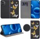 Etui do Honor 400 MAGNET WZORY CASE PORTFEL + SZKŁO 9H 4