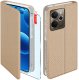 krainaGSM Etui z klapką do Realme 14 5G Zamykane Złote Futerał + Szkło 9H 1