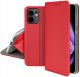 krainaGSM Etui z klapką do Oppo Reno 13 FS 5G| F 5G Zamykane Czerwone Futerał + Szkło 5