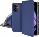 krainaGSM Etui z klapką do Oppo Reno 13 FS 5G| F 5G Zamykane Granatowe Futerał +Szkło 5