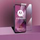 krainaGSM Etui do Motorola Moto G55 5G silikonowe MATOWE + Szkło ochronne na ekran 9H 2
