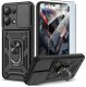 Etui do Xiaomi Redmi Note 13 Pro 4G PANCERNE SLIDE RING CASE + SZKŁO 9H 1