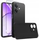 krainaGSM Etui do Oppo A40 | A40M CASE Gumowe CZARNE Matowe Silikon Slim + SZKŁO 9H 1