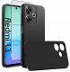 krainaGSM Etui do Xiaomi Redmi 13 4G silikonowe MATOWE CZARNE + Szkło ochronne 9H 1