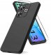 krainaGSM Etui do Xiaomi Redmi 13 4G silikonowe MATOWE CZARNE + Szkło ochronne 9H 2