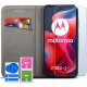 krainaGSM ETUI SKÓRZANE do MOTOROLA MOTO G24|G04 MAGNETYCZNE BOOK CASE TOKRA SZKŁO 9H 2