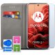 krainaGSM ETUI SKÓRZANE do Motorola Moto G35 5G MAGNETYCZNE BOOK CASE TOKRA SZKŁO 9H 2