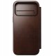 Nomad Modern Leather Folio, rustic brown (Horween) - iPhone 17 Pro Max 1