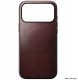Nomad Modern Leather Case, burgundy (Horween) - iPhone 17 Pro Max 3
