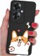 krainaGSM ETUI do Oppo Reno11 F 5G WZORY | SILIKONOWE MATT CASE + SZKŁO HARTOWANE 9H 2
