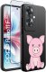krainaGSM ETUI do Oppo Reno11 F 5G wzory | SILIKONOWE MATT CASE + SZKŁO HARTOWANE 9H 1