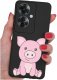 krainaGSM ETUI do Oppo Reno11 F 5G wzory | SILIKONOWE MATT CASE + SZKŁO HARTOWANE 9H 2