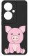 krainaGSM ETUI do Oppo Reno11 F 5G wzory | SILIKONOWE MATT CASE + SZKŁO HARTOWANE 9H 3