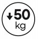 Saliekama kaste ar kravnesibu lidz 50kg Ben 54x37x28cm 45L olivu krasa  4052396121681 8
