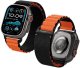 Spigen Pasek Spigen WBF1 Band do Apple Watch 6/7/8/9/10/SE/Ultra 1/2 44/45/46/49mm Black/orange 1