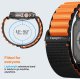 Spigen Pasek Spigen WBF1 Band do Apple Watch 6/7/8/9/10/SE/Ultra 1/2 44/45/46/49mm Black/orange 12
